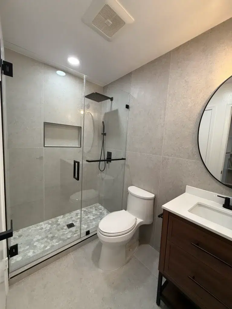 Lay The Bathroom Tiling